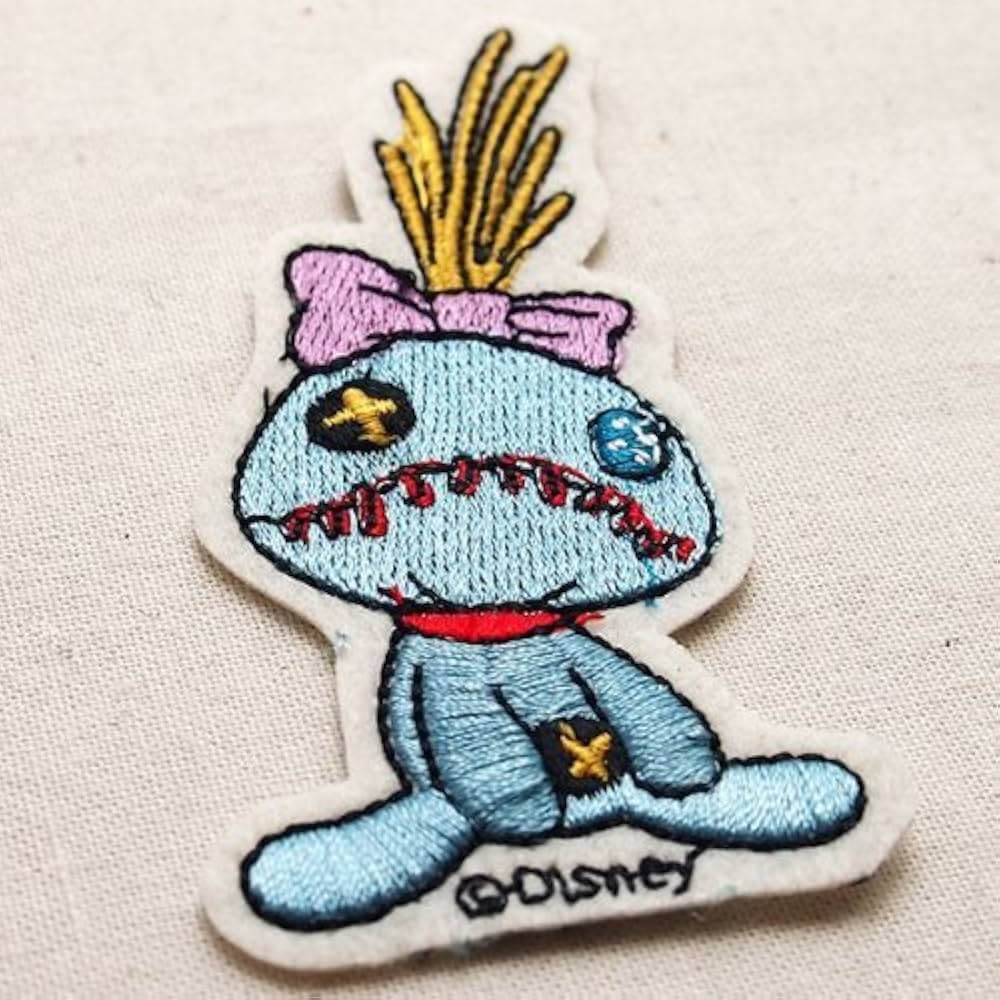 Disney リロ&スティッチ　両面刺繍　中綿スカジャン　バック刺繍　スクランプ Disney リロ&スティッチ 両面刺繍 中綿スカジャン バック刺繍